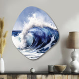 Ocean Wave Movement V - Asymmetric Metal Wall Art