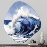 Ocean Wave Movement V - Asymmetric Metal Wall Art