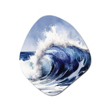 Ocean Wave Movement V - Asymmetric Metal Wall Art