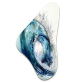 Ocean Wave Movement VI - Asymmetric Metal Wall Art