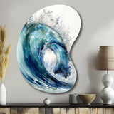 Ocean Wave Movement VI - Asymmetric Metal Wall Art