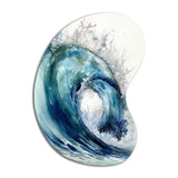 Ocean Wave Movement VI - Asymmetric Metal Wall Art