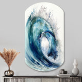 Ocean Wave Movement VI - Asymmetric Metal Wall Art