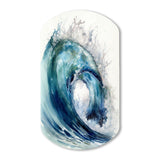 Ocean Wave Movement VI - Asymmetric Metal Wall Art