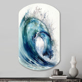 Ocean Wave Movement VI - Asymmetric Metal Wall Art