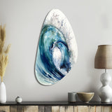 Ocean Wave Movement VI - Asymmetric Metal Wall Art