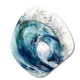 Ocean Wave Movement VI - Asymmetric Metal Wall Art