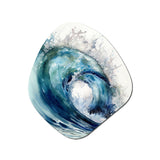 Ocean Wave Movement VI - Asymmetric Metal Wall Art