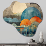 Giant Sun Cloud - Asymmetric Metal Wall Art