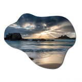 Beautiful Porthcothan Bay I - Asymmetric Metal Wall Art