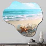 Coastal Seashore - Asymmetric Metal Wall Art