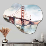 Views Of San Francisco II - Asymmetric Metal Wall Art