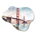 Views Of San Francisco II - Asymmetric Metal Wall Art