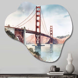 Views Of San Francisco II - Asymmetric Metal Wall Art