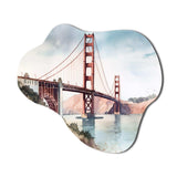 Views Of San Francisco II - Asymmetric Metal Wall Art