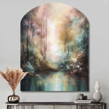 Whimsical Stream - Asymmetric Metal Wall Art