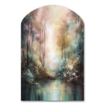 Whimsical Stream - Asymmetric Metal Wall Art