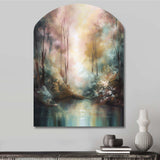 Whimsical Stream - Asymmetric Metal Wall Art