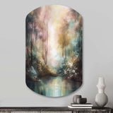 Whimsical Stream - Asymmetric Metal Wall Art