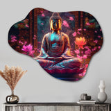 Starlight Buddha I - Asymmetric Metal Wall Art