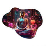 Starlight Buddha I - Asymmetric Metal Wall Art