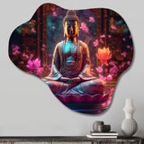 Starlight Buddha I - Asymmetric Metal Wall Art