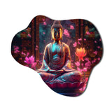 Starlight Buddha I - Asymmetric Metal Wall Art