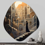 Arabic City V - Asymmetric Metal Wall Art