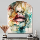 Colorful Lips - Asymmetric Metal Wall Art