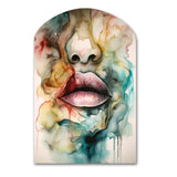 Colorful Lips - Asymmetric Metal Wall Art