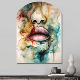 Colorful Lips - Asymmetric Metal Wall Art