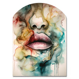 Colorful Lips - Asymmetric Metal Wall Art