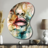 Colorful Lips - Asymmetric Metal Wall Art