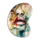 Colorful Lips - Asymmetric Metal Wall Art