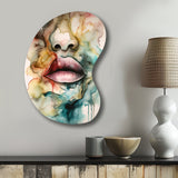 Colorful Lips - Asymmetric Metal Wall Art