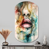 Colorful Lips - Asymmetric Metal Wall Art