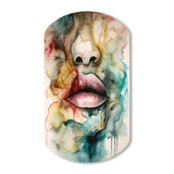 Colorful Lips - Asymmetric Metal Wall Art