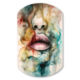 Colorful Lips - Asymmetric Metal Wall Art