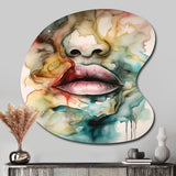 Colorful Lips - Asymmetric Metal Wall Art