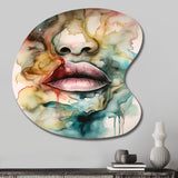 Colorful Lips - Asymmetric Metal Wall Art