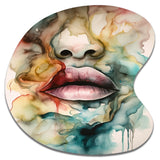 Colorful Lips - Asymmetric Metal Wall Art