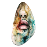 Colorful Lips - Asymmetric Metal Wall Art