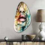 Colorful Lips - Asymmetric Metal Wall Art