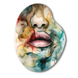 Colorful Lips - Asymmetric Metal Wall Art