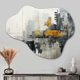 Abstract Cityscape III - Asymmetric Metal Wall Art