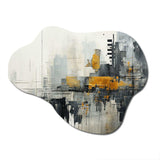 Abstract Cityscape III - Asymmetric Metal Wall Art