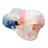 Abstract Patchwork IV - Asymmetric Metal Wall Art