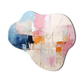 Abstract Patchwork IV - Asymmetric Metal Wall Art