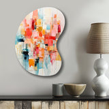 Collage Rhythms I - Asymmetric Metal Wall Art