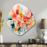 Collage Rhythms I - Asymmetric Metal Wall Art